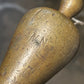 H2524 Vintage large brass TEARDROP PLUMB BOB