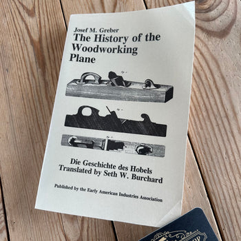 SOLD N1434 Vintage 1991 The History of the Woodworking Plane BOOK by Josef M. Greber