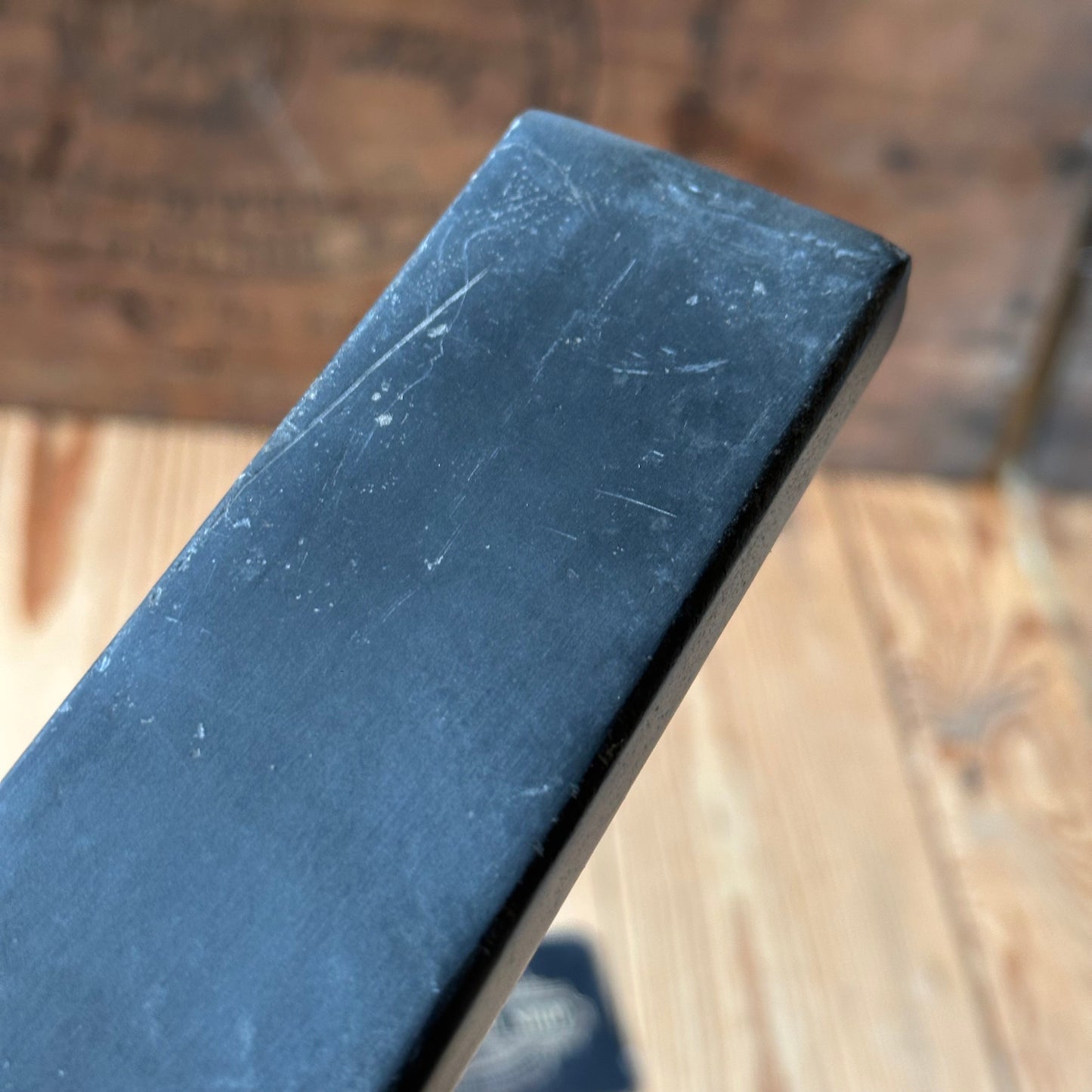 D1143 Vintage Blue Dragons Tongue WELSH natural sharpening stone BARBER HONE