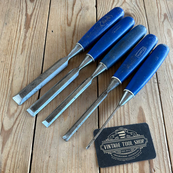 T10044 Vintage MARPLES Bevelled CHISELS