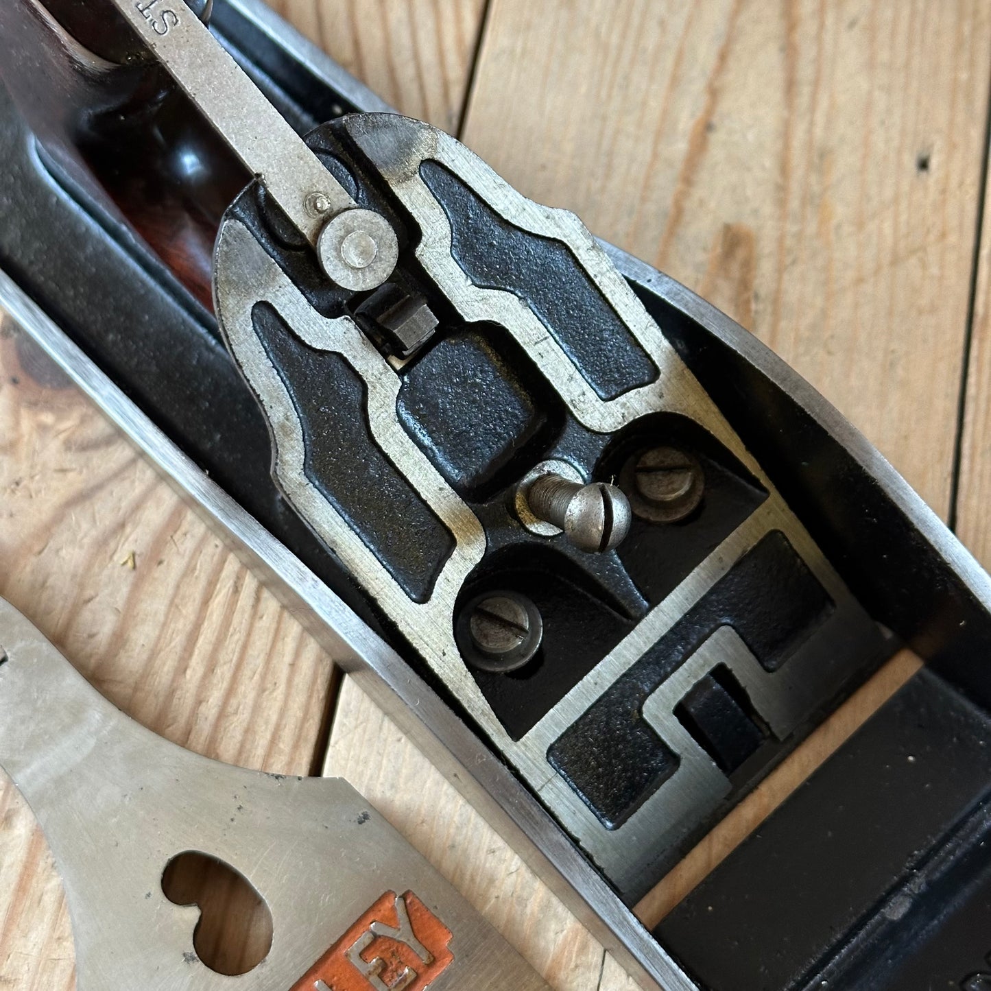 H2486 TIDY! Vintage STANLEY England No.6 jack PLANE IOB