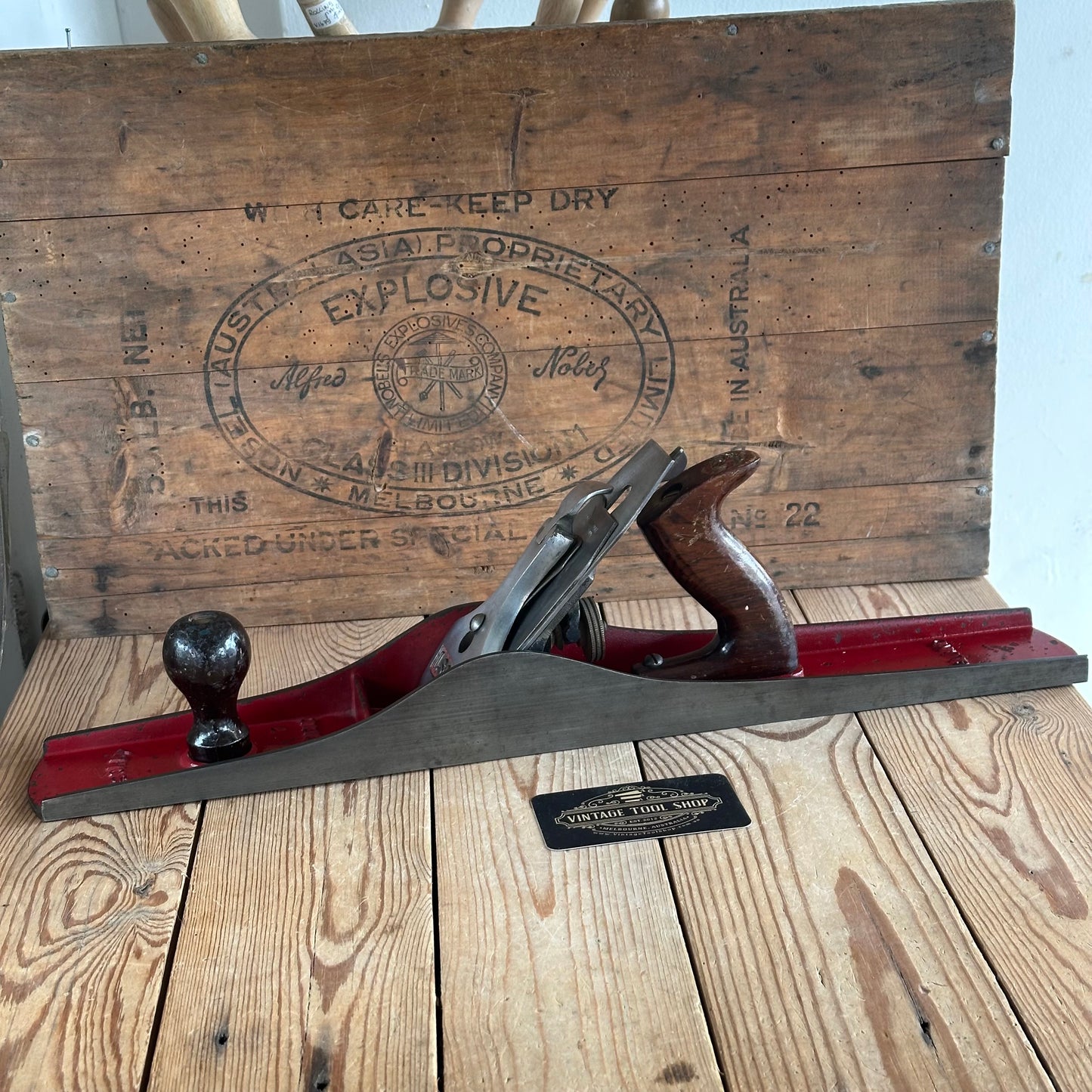 SOLD. N865 SCARCE! Vintage I.SORBY S7 England jointer PLANE