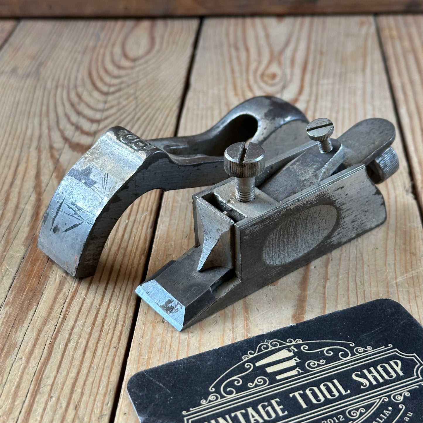 N1711 HANDY! Vintage STANLEY USA USA Sweetheart era No.90 Shoulder Rabbet Rebate PLANE