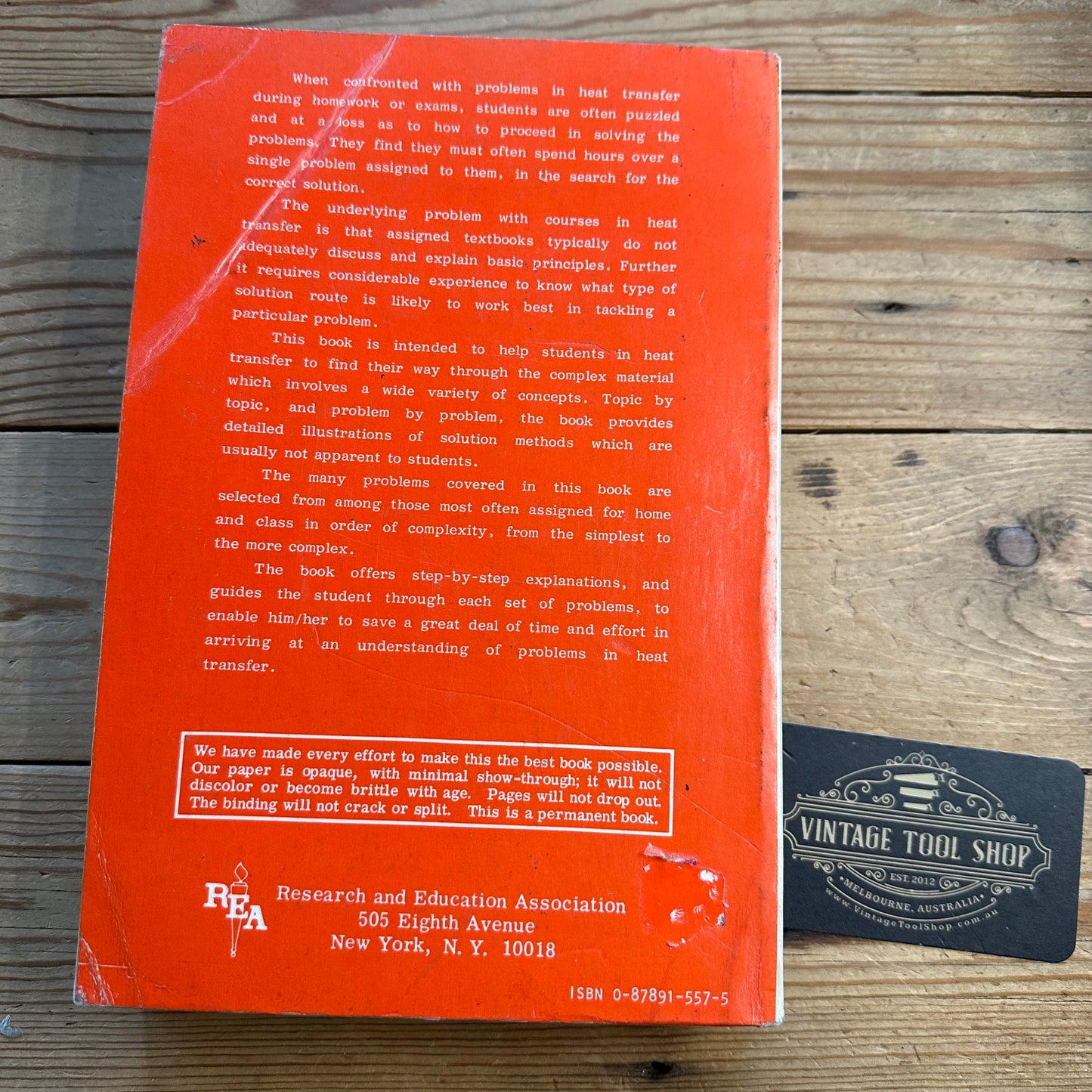 XBN132 Vintage BOOK THE HEAT TRANSFER PROBLEM SOLVER by M.Fogiel