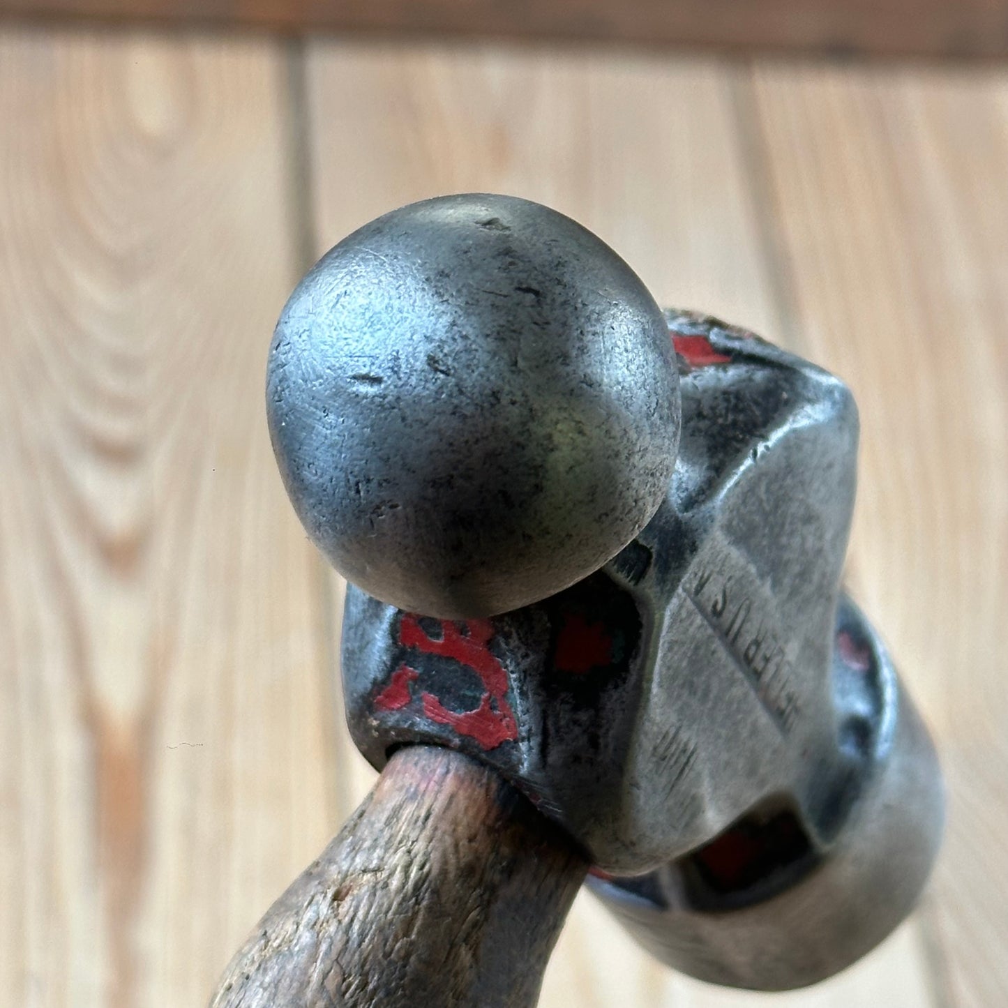 H2391 Vintage HELLER USA ball peen HAMMER