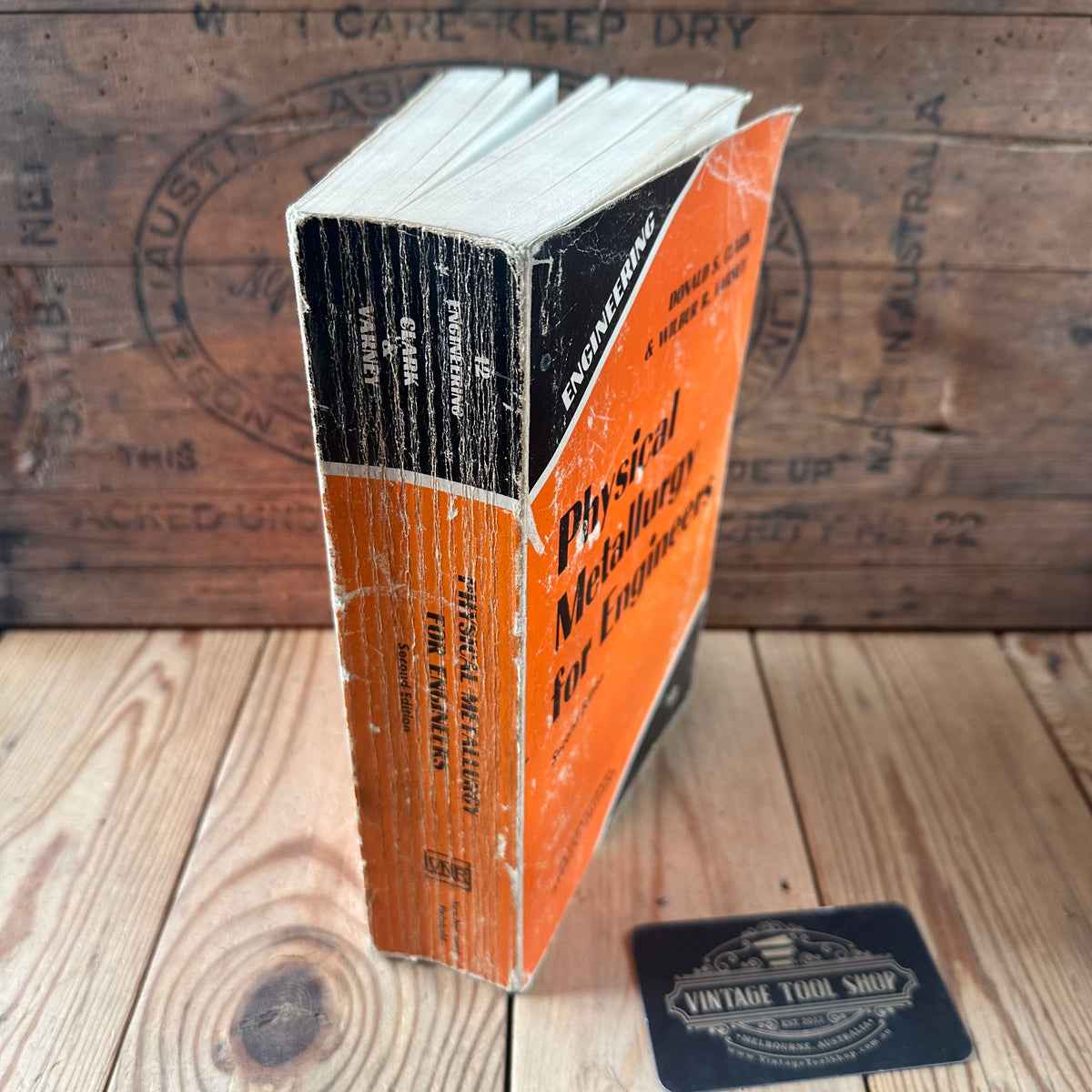 XBN28 Vintage 1969 BOOK METALLURGY for ENGINEERS by D.S.Clark & W.R.Varney