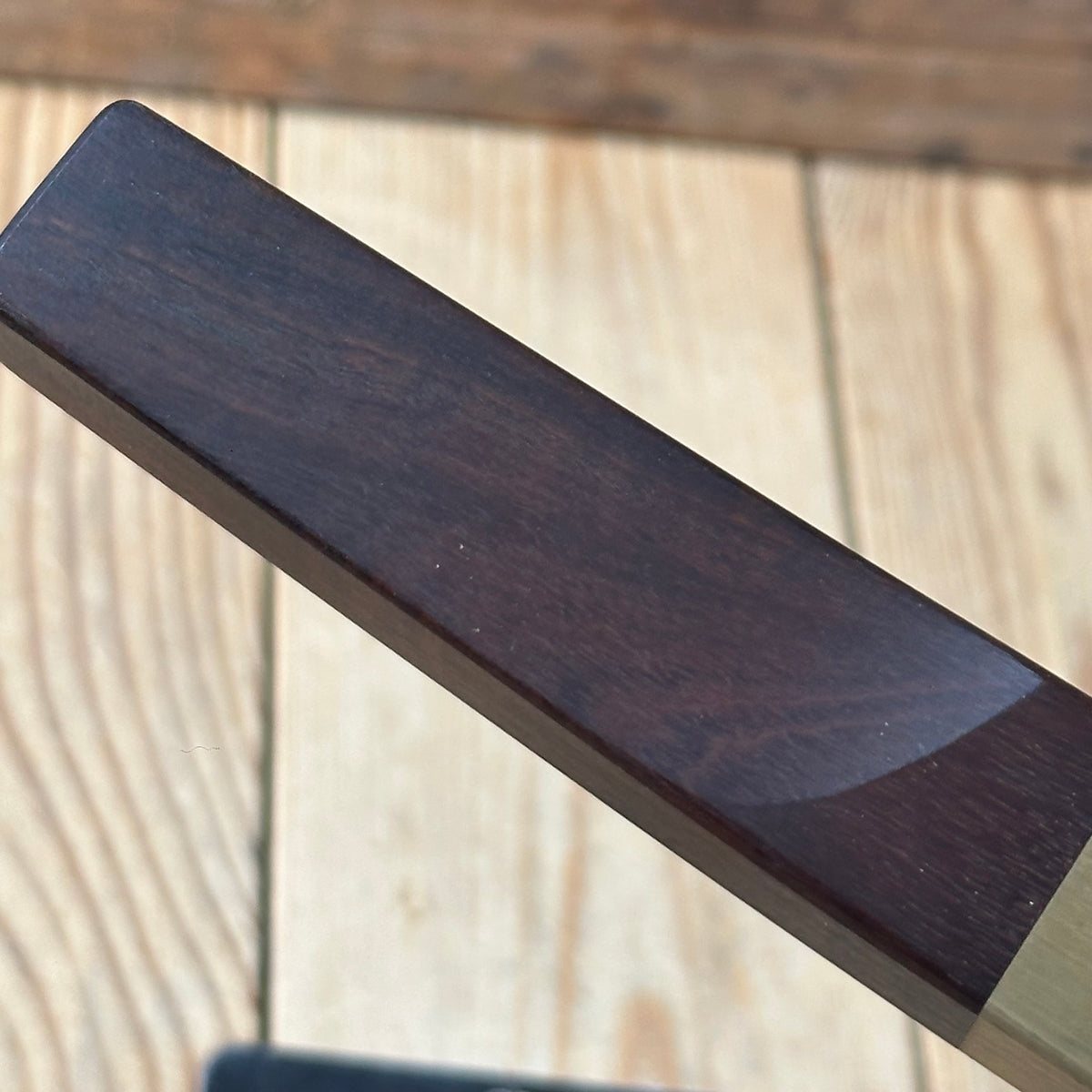 C3 CLEAN! Contemporary Australian HNT GORDON Gidgee CURVED BASE SPOKESHAVE IOB