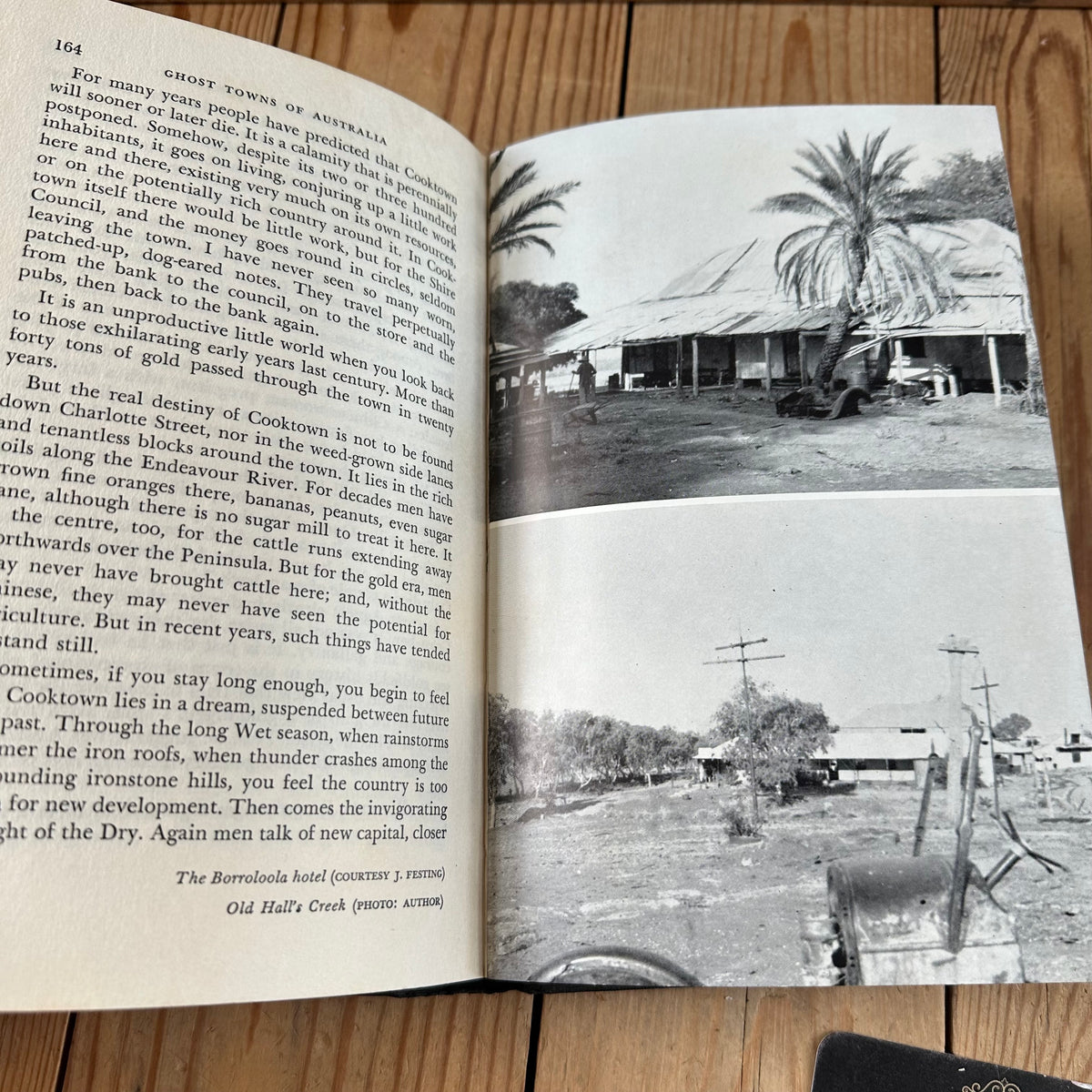 BO117 Vintage 1965 BOOK GHOST TOWNS of AUSTRALIA by G.Farwell