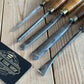 D1918 Vintage 5x Carving CHISEL Set ADDIS