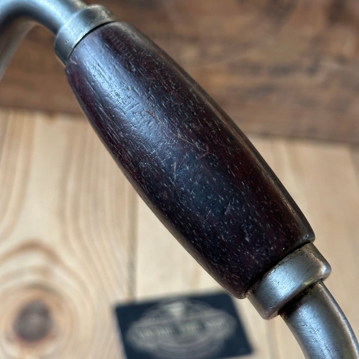 N1611 Vintage STANLEY USA No: 921 10” Drill BRACE Cocobolo Handles