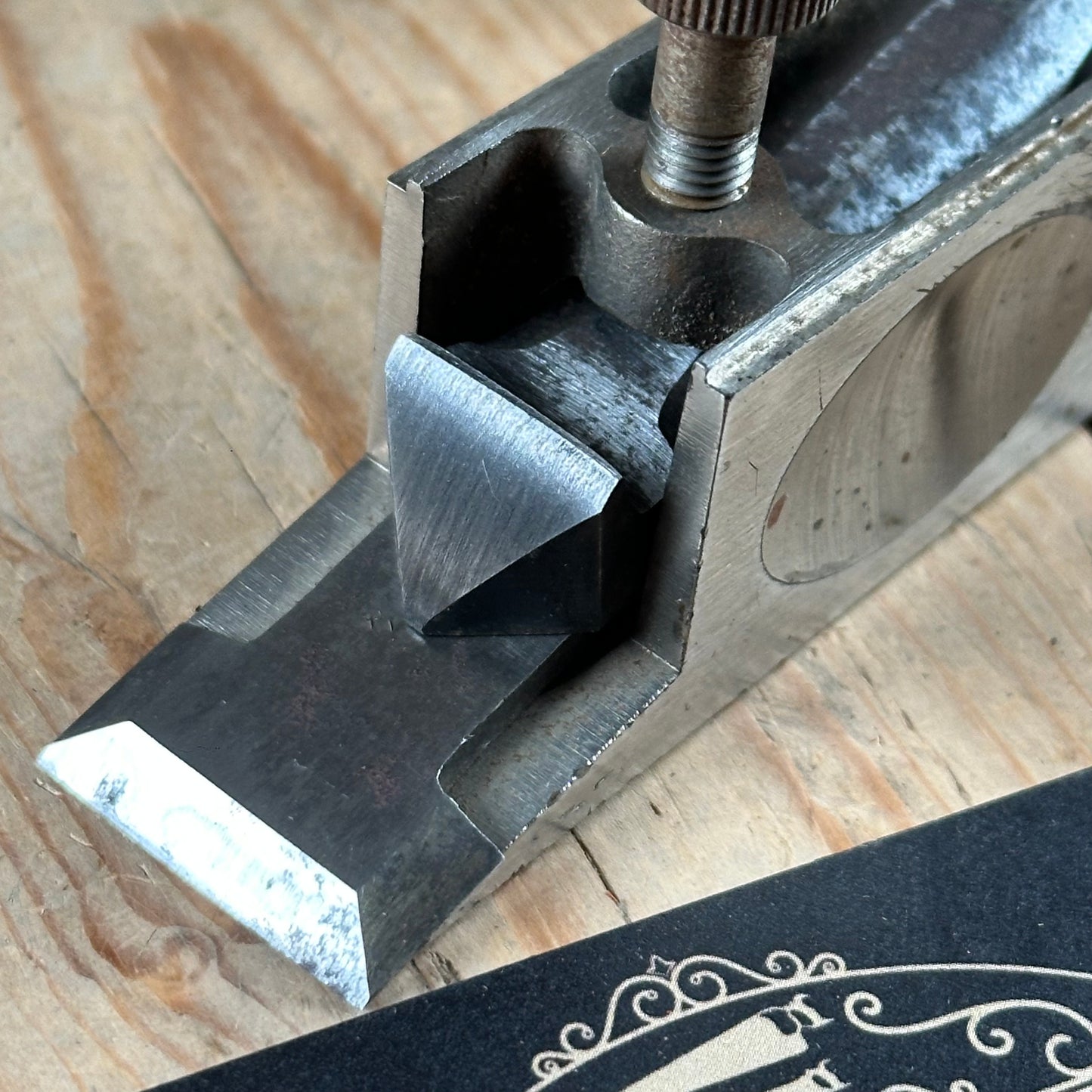 N1794 Vintage STANLEY England No.93 Rabbet REBATE Shoulder CHISEL PLANE