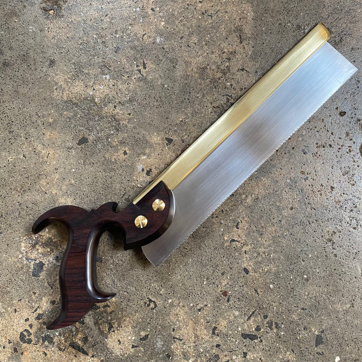 VHS13 Heritage SAWS Custom 12” FITZROY model 15ppi RIP DOVETAIL SAW with Indian Rosewood handle