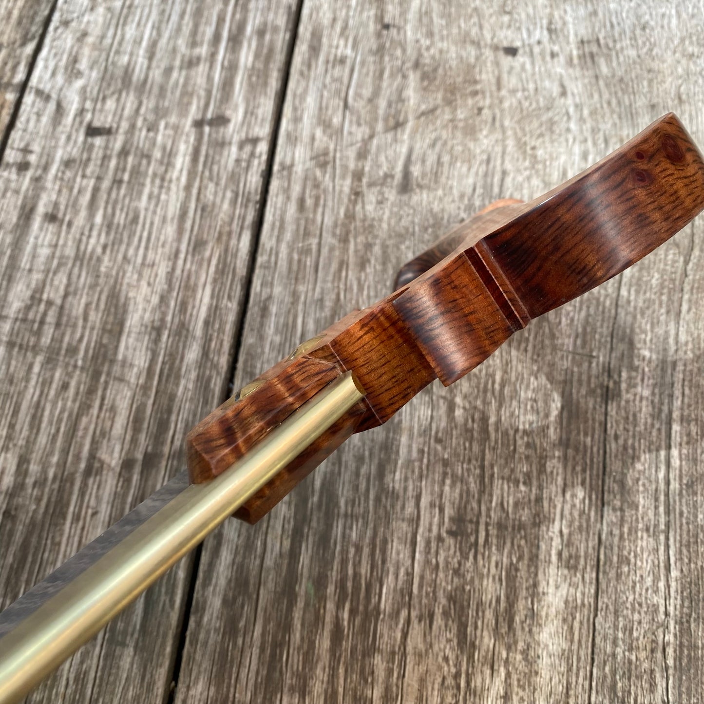 VHS190 HERITAGE SAWS Custom 12” FITZROY model 14ppi rip DOVETAIL SAW with a QUILTED TIGER MYRTLE handle