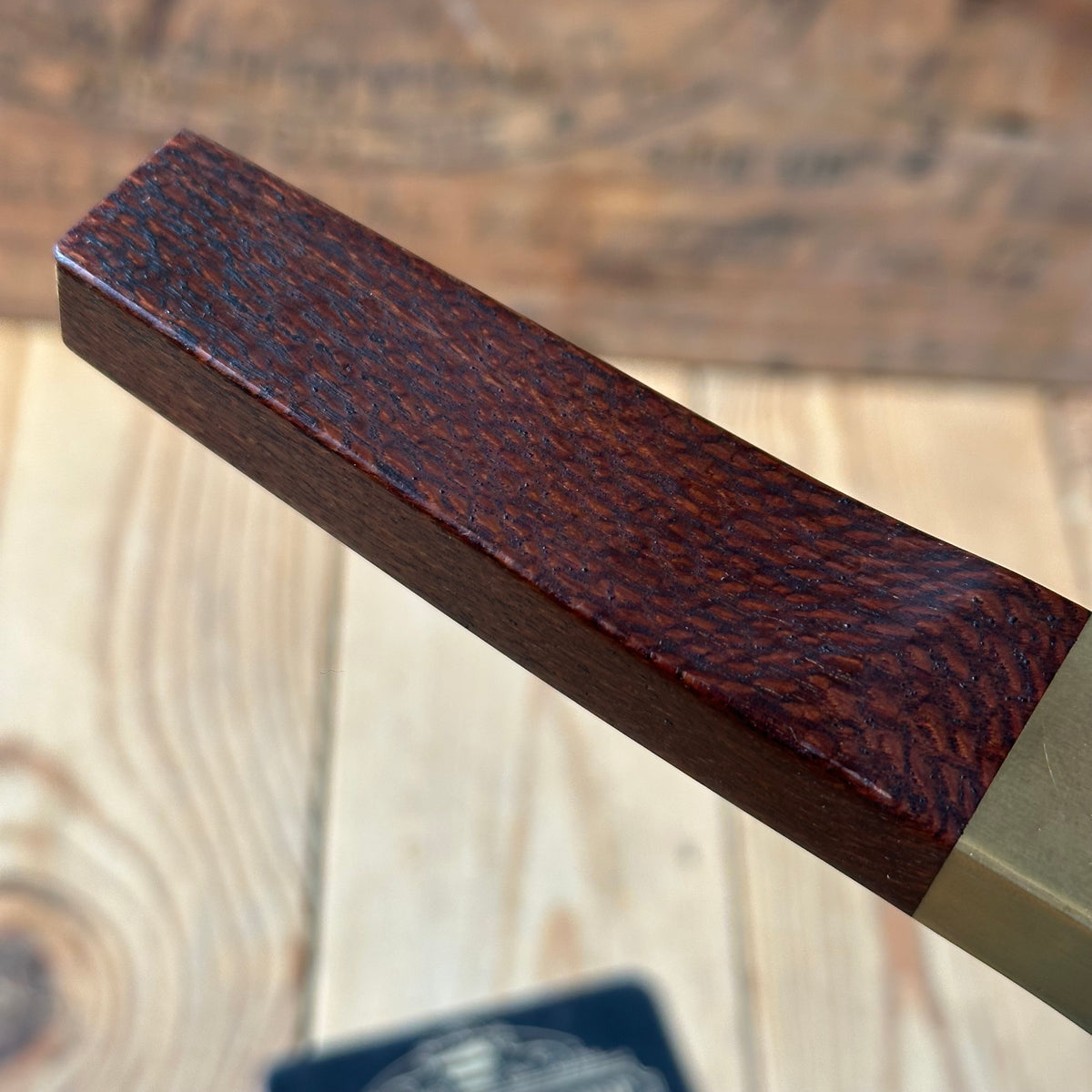 C4 TIDY! Contemporary Australian HNT GORDON Beefwood FLAT SOLE  SPOKESHAVE IOB
