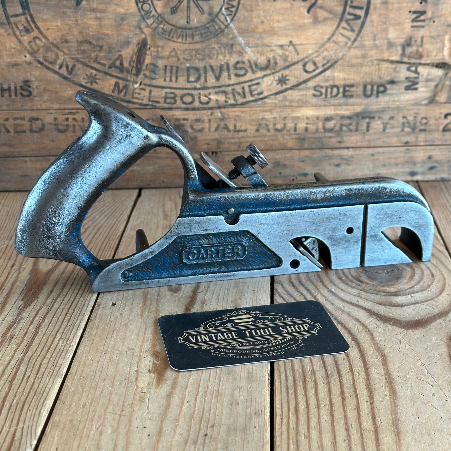 N1163 Vintage CARTER Australia No:78 Duplex REBATE Rabbet PLANE