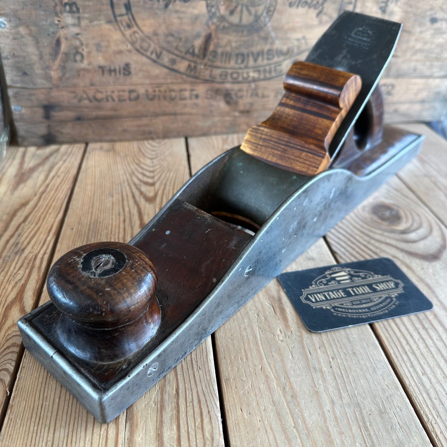 H1735 Vintage COOL & UNIQUE! Highly Figured Tasmanian Blackwood INFILL PANEL plane