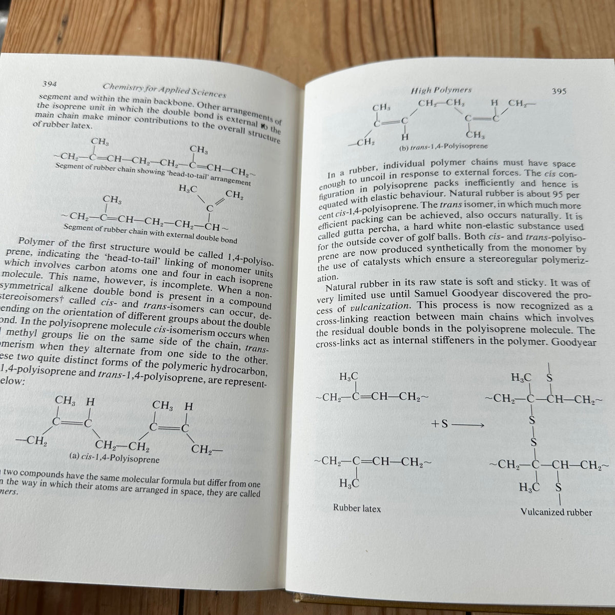 N2033 Vintage 1970 BOOK CHEMISTRY for the APPLIED SCIENCES by W.Steedman, I.H.Anderson & R.B.Snadden