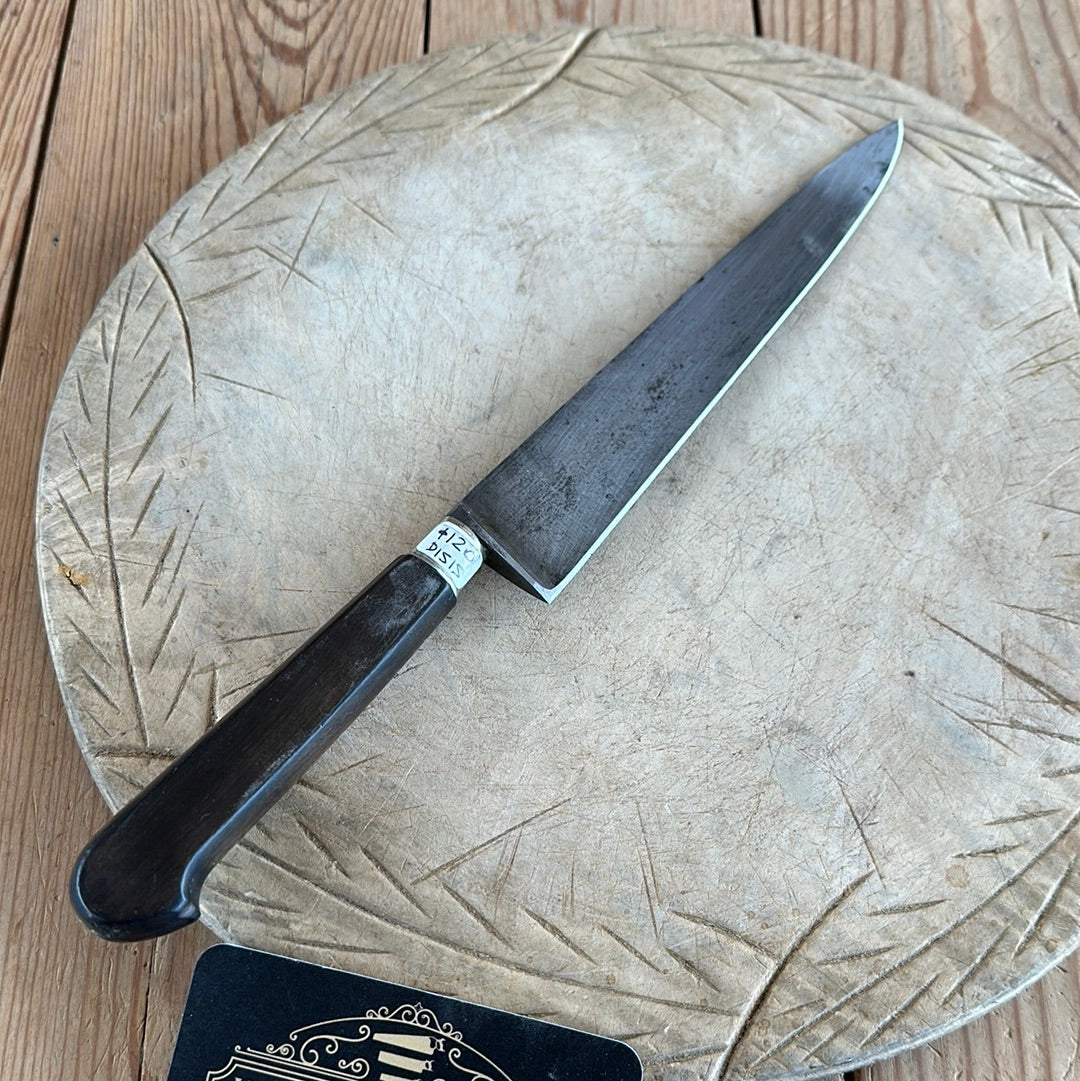 D1515 SHARP! Vintage CARBON steel Kitchen KNIFE