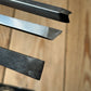 H2582 Vintage set of 6 MARPLES England Boxwood Handled Carving CHISELS including Skew & V-gouge