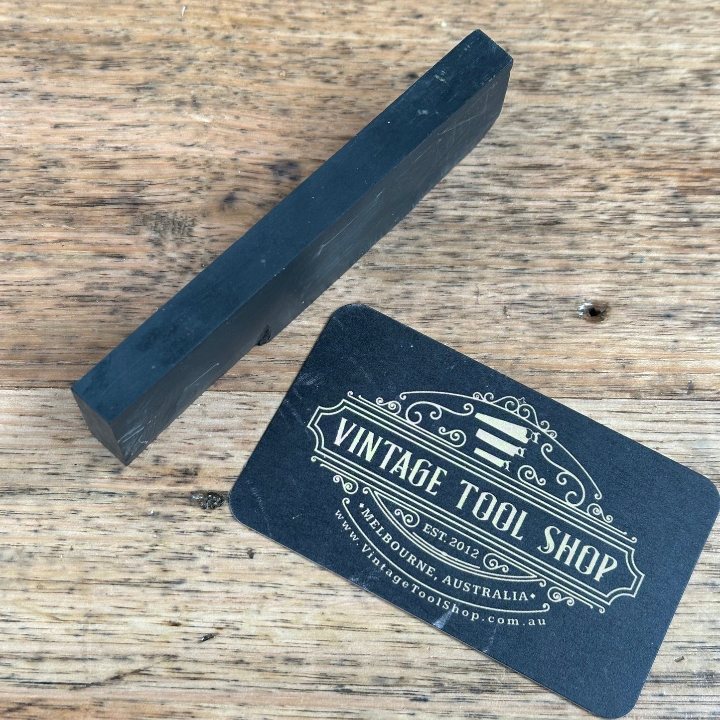A387 Vintage Unusual Strata German mottled Thuringian SLATE Razor BARBER HONE sharpening stone waterstone
