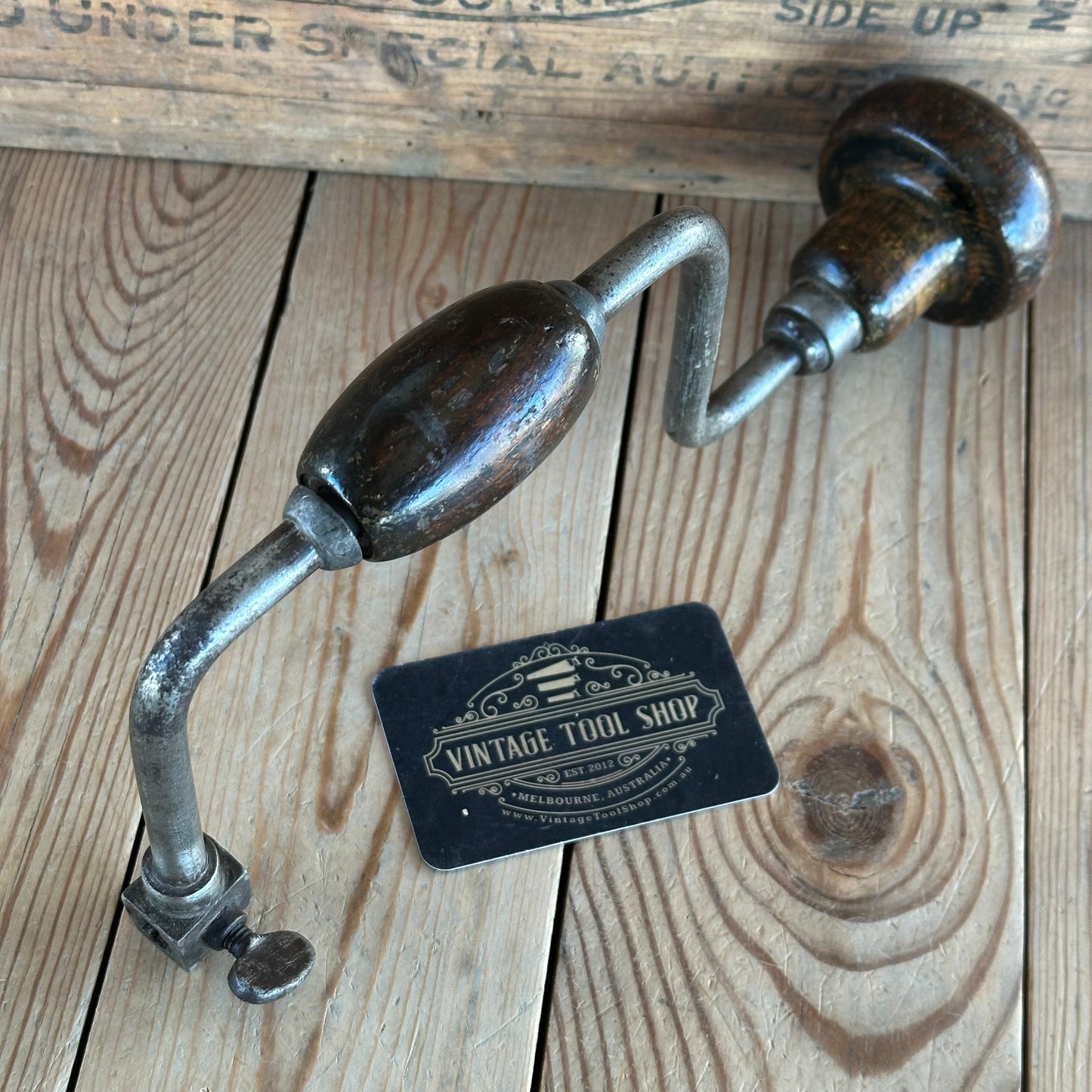 T8048 Antique Early EUROPEAN Style BRACE Drill