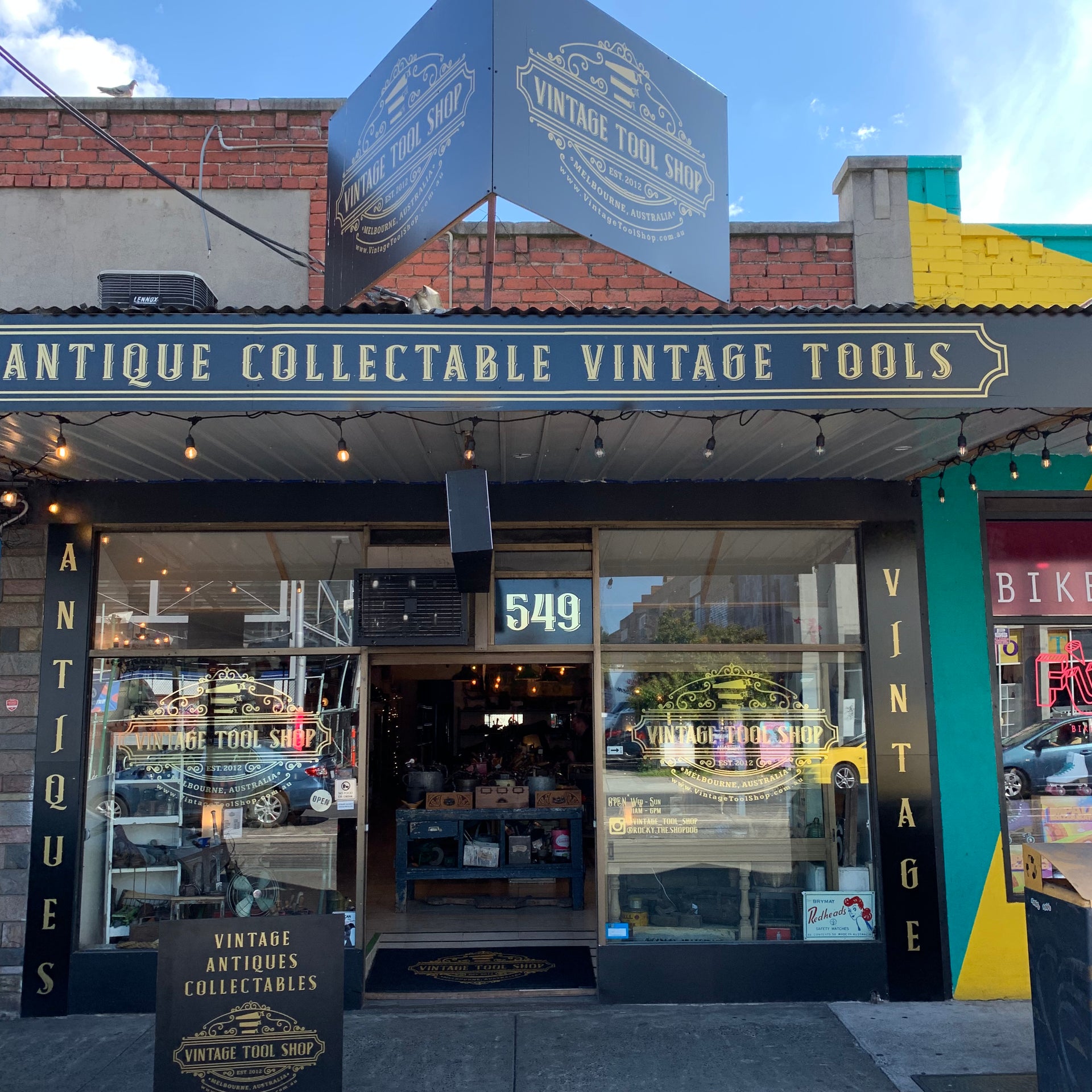 Load video: Vintage Tool Shop in Melbourne antique tool sales sale