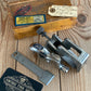 SOLD D1245 Vintage RECORD No.077A Bullnose Chisel PLANE IOB Wooden box