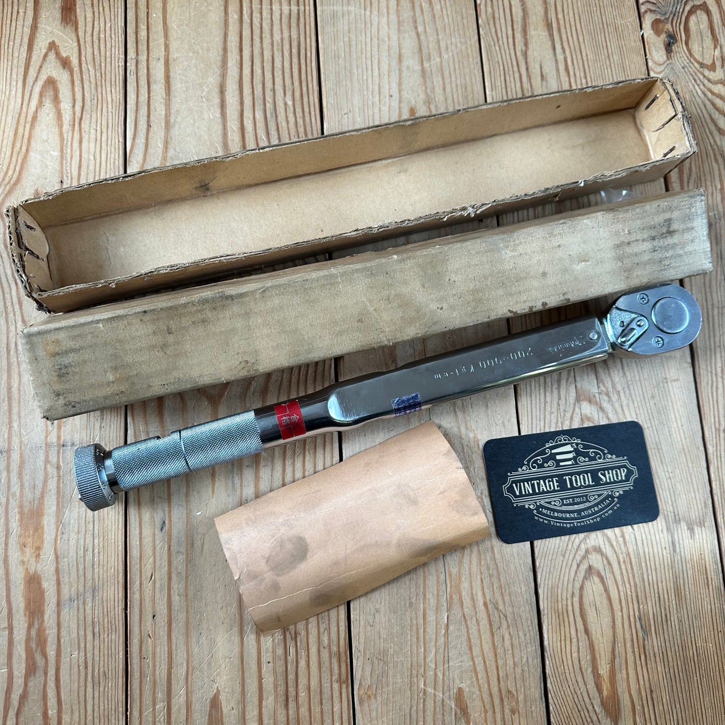 H2431 Vintage JAPANESE JOHNICHI TORQUE WRENCH IOB