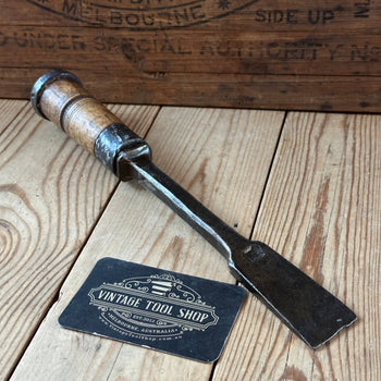 D1882 ANCIENT! Large antique 32mm EUROPEAN Carving CHISEL
