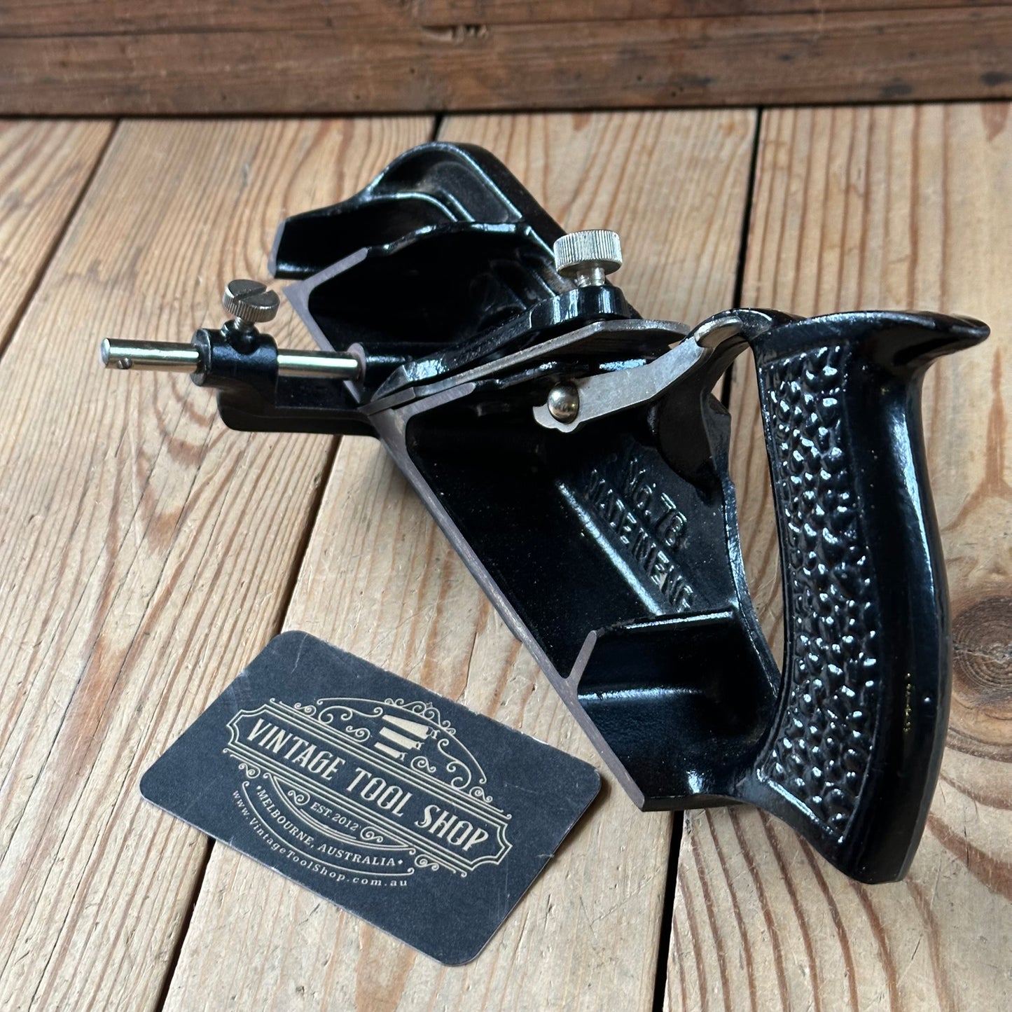 H2408 Vintage STANLEY England No.78 Duplex REBATE Rabbet PLANE IOB