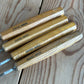 N893 Vintage set of 4 SWISS Carving CHISELS V-Gouge spoon gouges