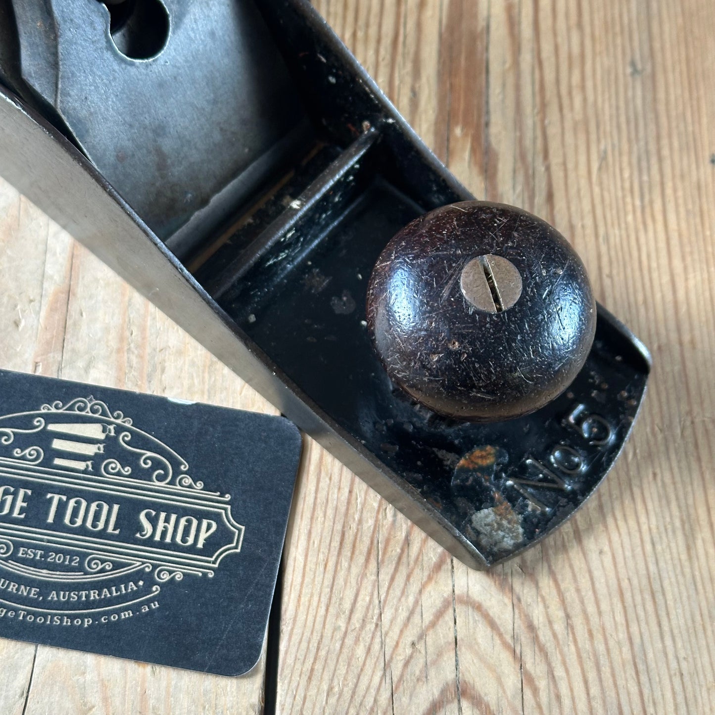 H2575 Vintage STANLEY No.5 Type 5 1885-88 jack PLANE AS IS