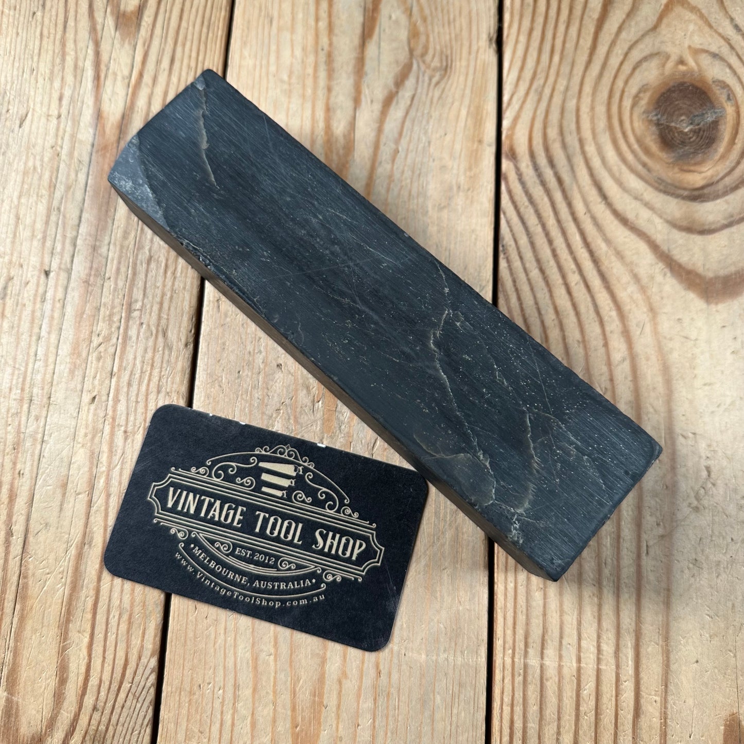 A390 Vintage BROWN TURKEY STONE of the Levant Natural Sharpening OILSTONE