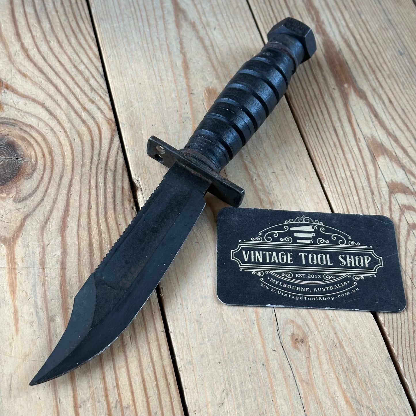 K34 ARMY! Vintage CAMILLUS ONTARIO USA pattern PILOTS KNIFE