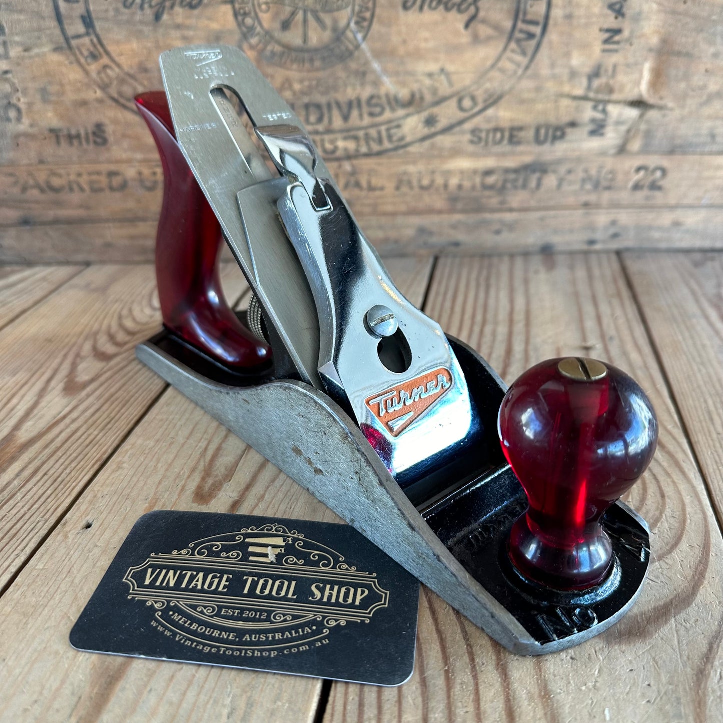 H1756 Vintage TURNER Australia No.4 smoothing PLANE IOB