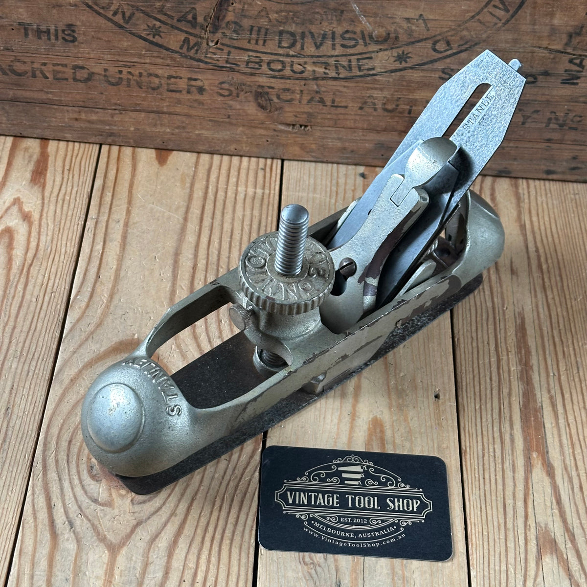 H2613 AWESOME ! Vintage STANLEY USA No:20 VICTOR Compass CIRCULAR Plane