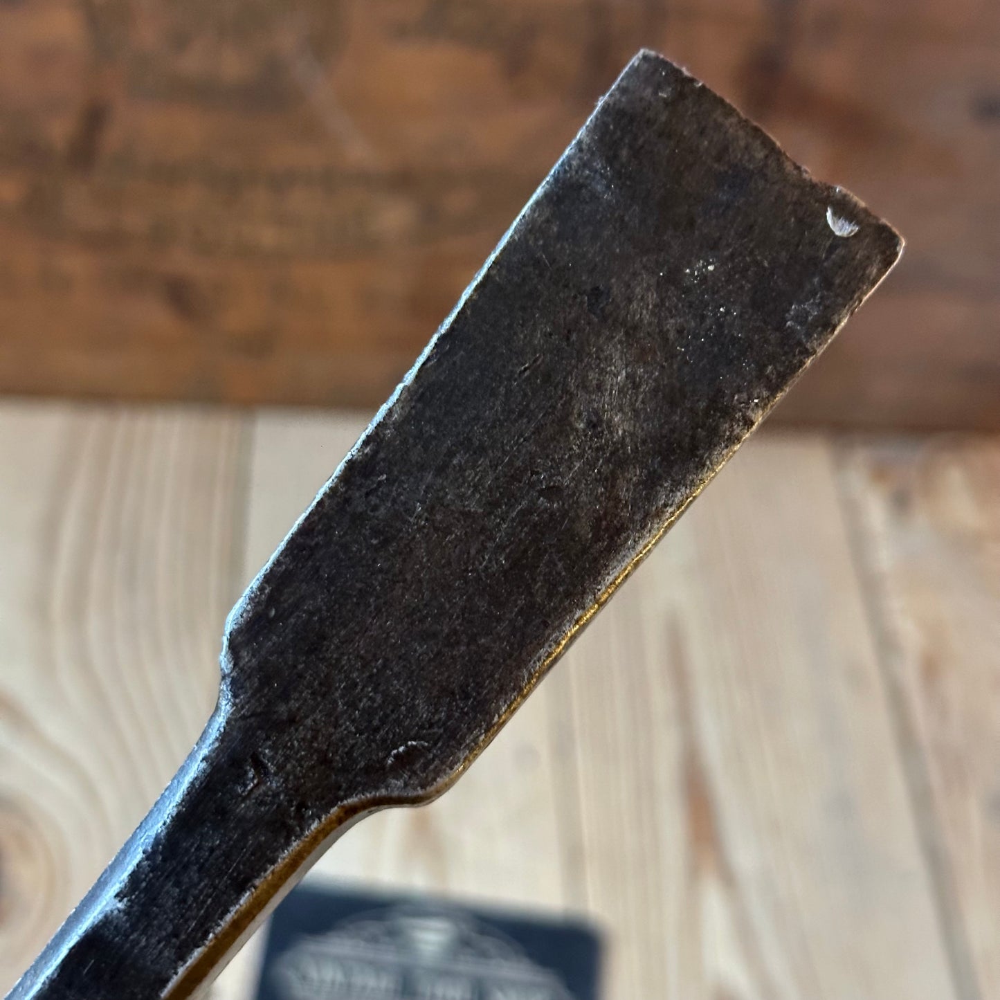 D1882 ANCIENT! Large antique 32mm EUROPEAN Carving CHISEL