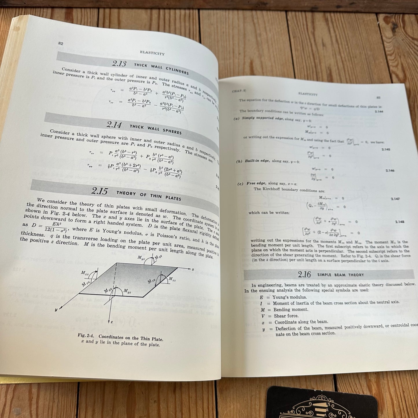 XBN130 Vintage 1964 BOOK Basic Equations of ENGINEERING SCIENCE by W.F.Hughes and E.W.Gaylord