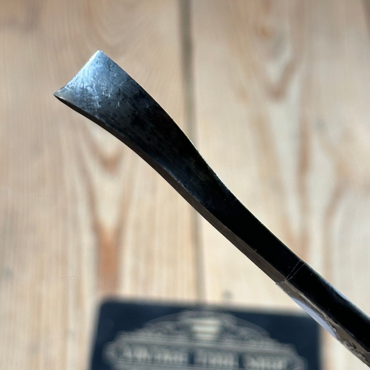 H2038 Vintage HENRY TAYLOR England 11mm reverse Bent Fishtail Carving CHISEL