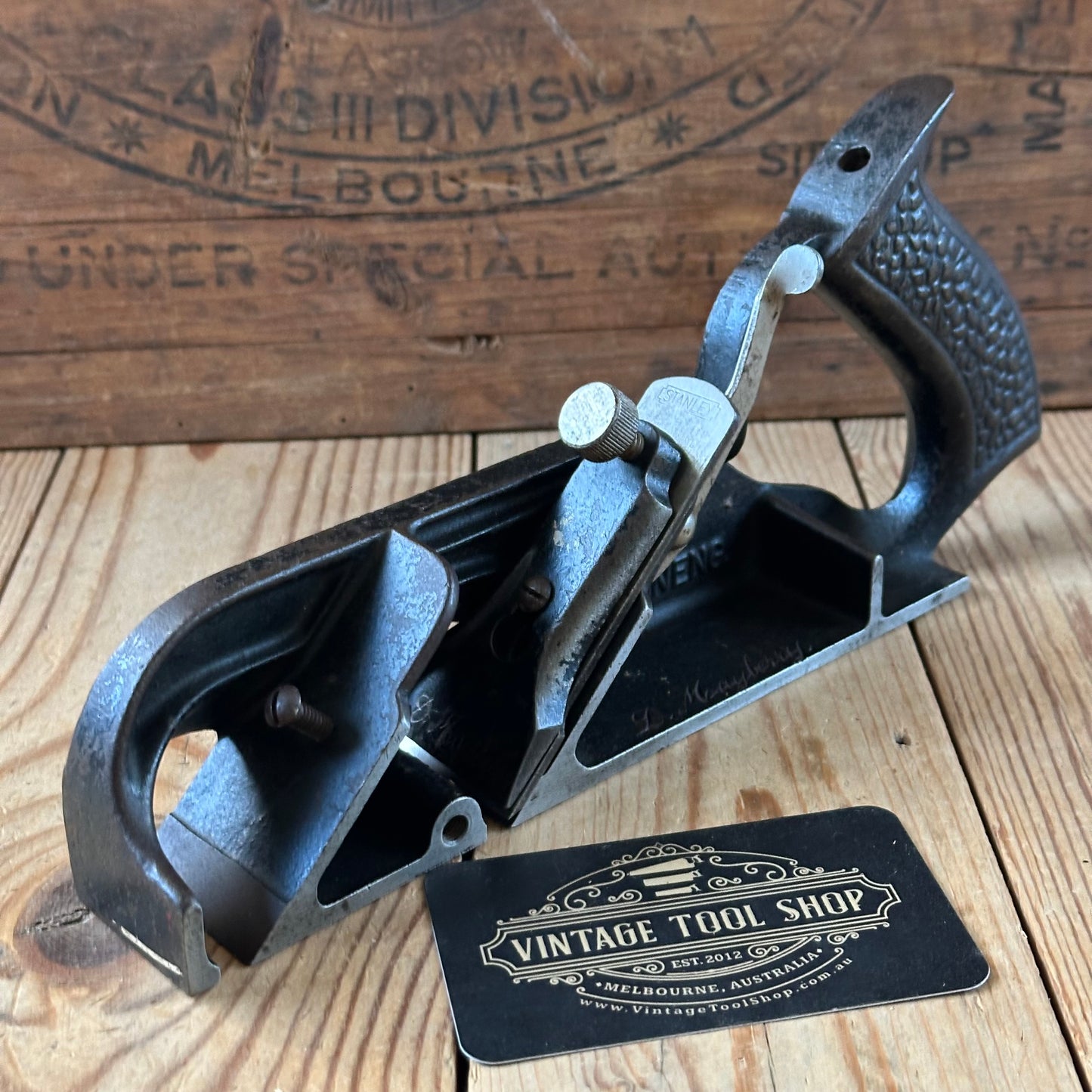 N1844 Vintage STANLEY England No.78 Duplex RABBET rebate plane