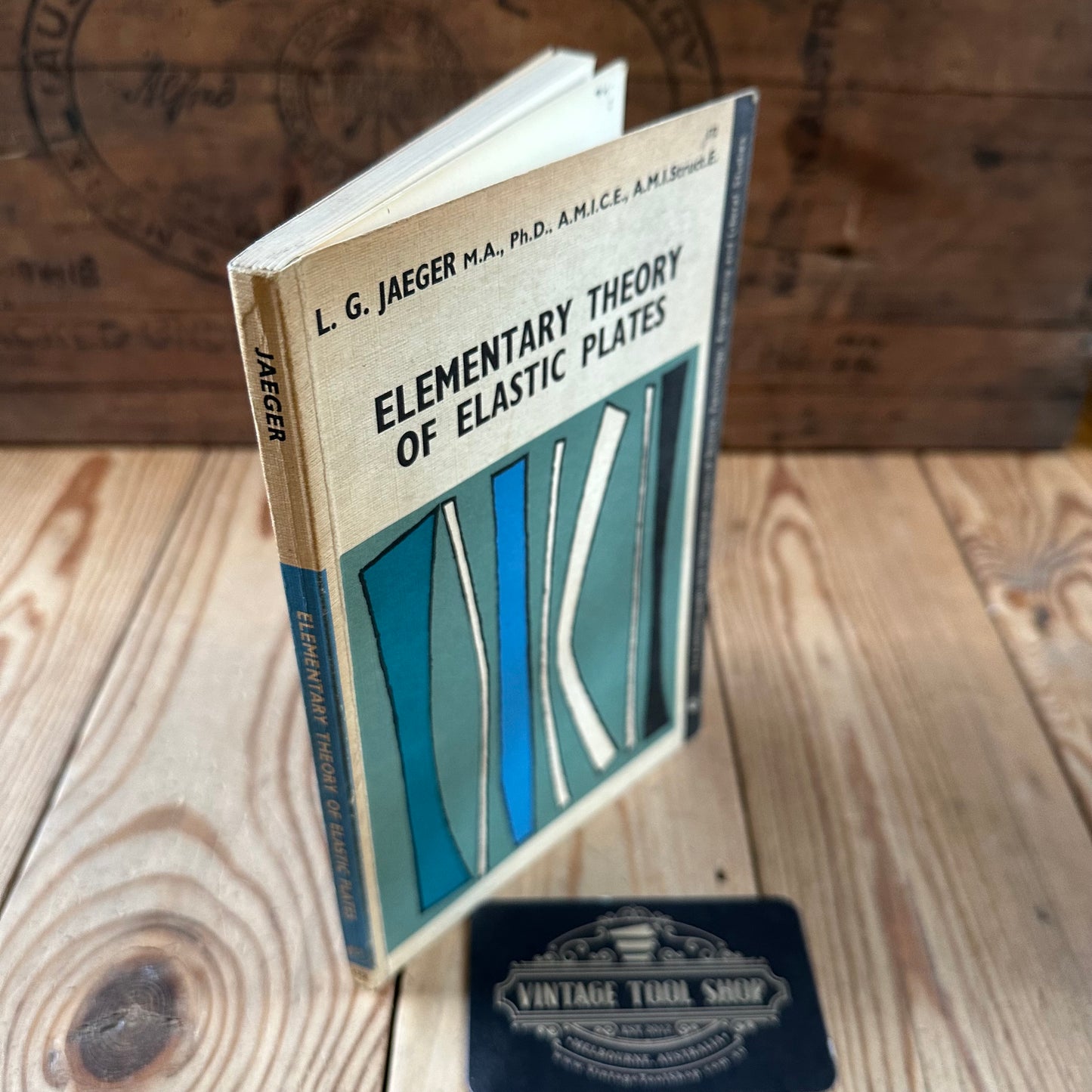 XBN72 Vintage 1964 BOOK ELEMENTARY THEORY of ELASTIC PLATES by B.G.Neal
