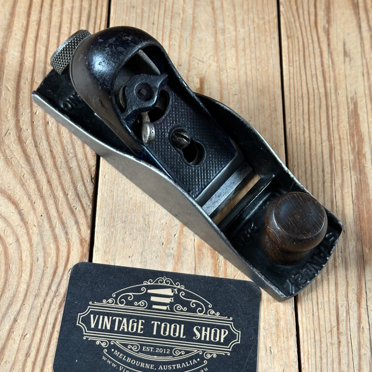 N1828 Vintage STANLEY England No.220 BLOCK PLANE