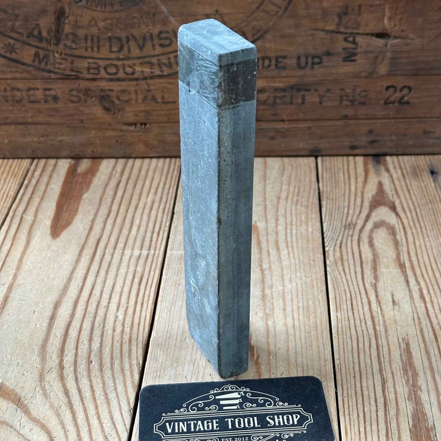 A377 ULTRA FINE! Vintage German Thuringian SLATE Razor BARBER HONE sharpening stone waterstone