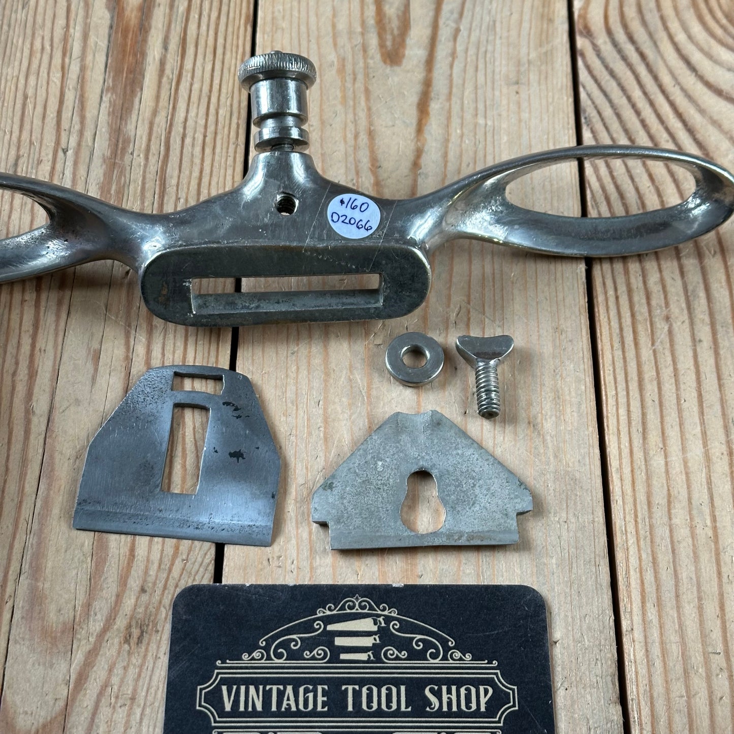 D2066 COOL! Vintage EDWARD PRESTON England flat base SPOKESHAVE Copy! spoke shave
