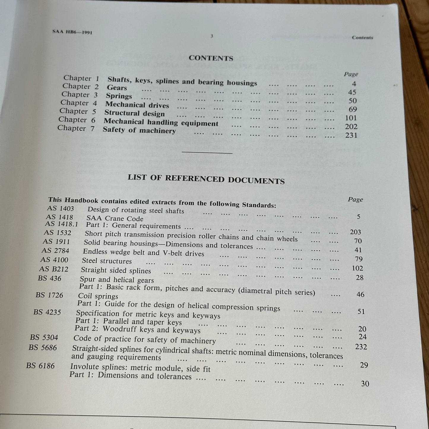 XBN140 Vintage 1991 BOOK Design Standards for MECHANICAL ENGINEERING STUDENTS by STANDARDS AUSTRALIA 3rd editiom