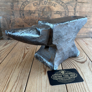 SOLD H1167 COOL! Vintage HAND FORGED 25lb ANTIQUE ANVIL