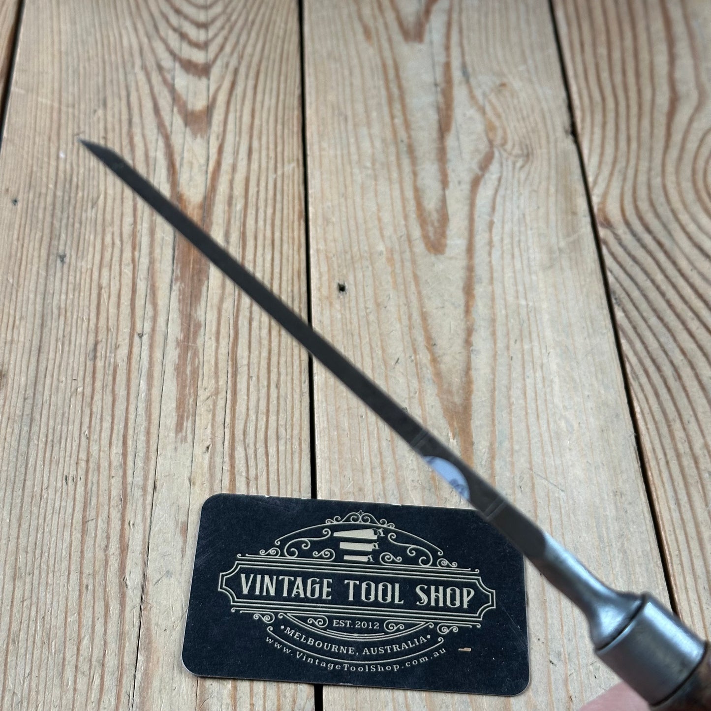 H2393 Tidy! Vintage TITAN Australia Model 131 9mm 3/8” FIRMER CHISEL 1950s
