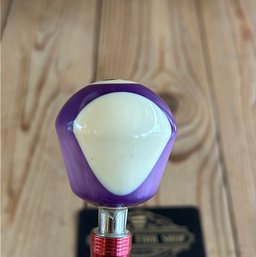 TR156 Repurposed Purple No.12 POOL BALL HEX TIP DRIVER by Tony Ralph