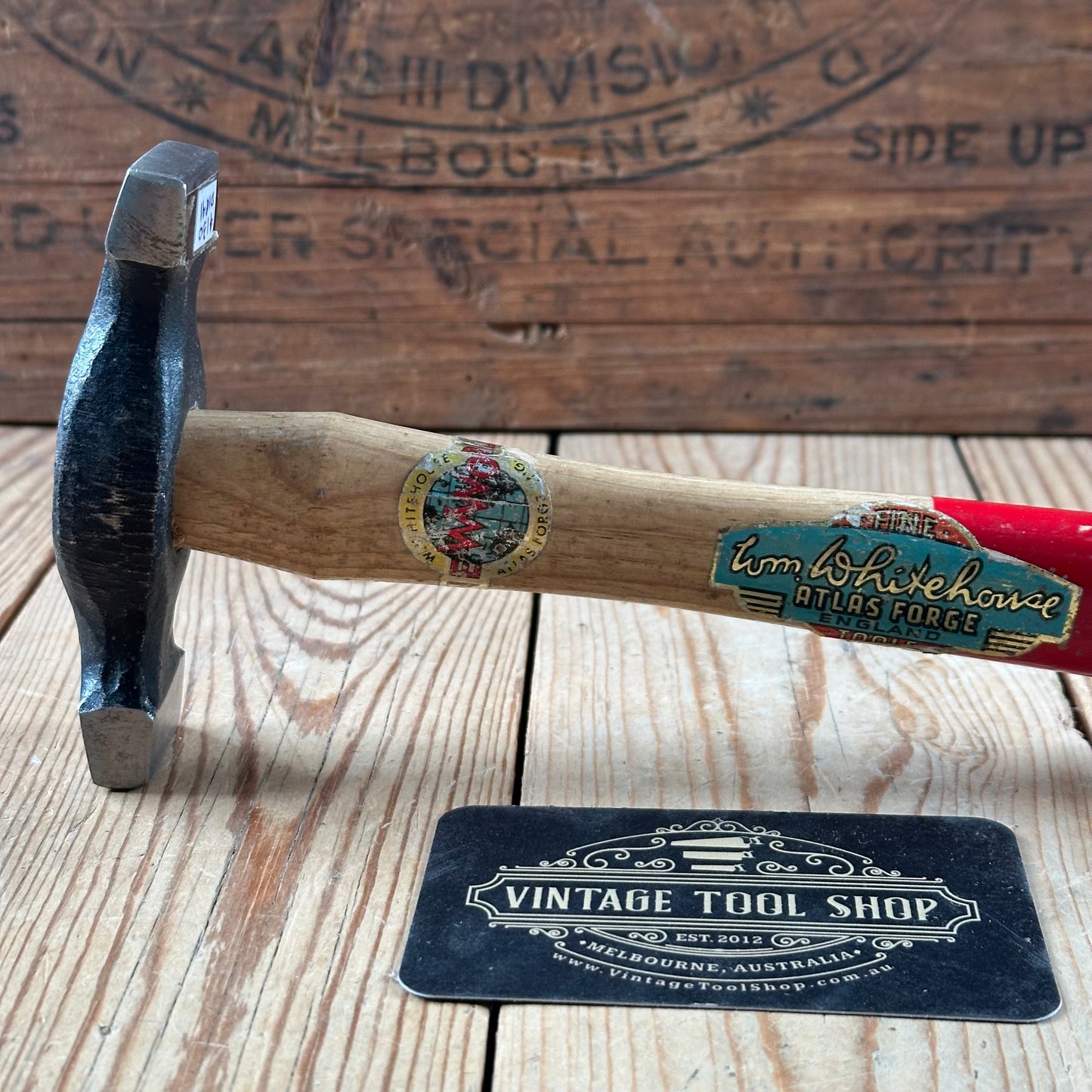 SOLD. D1841 Vintage WHITEHOUSE England Jewellers Metalworking HAMMER