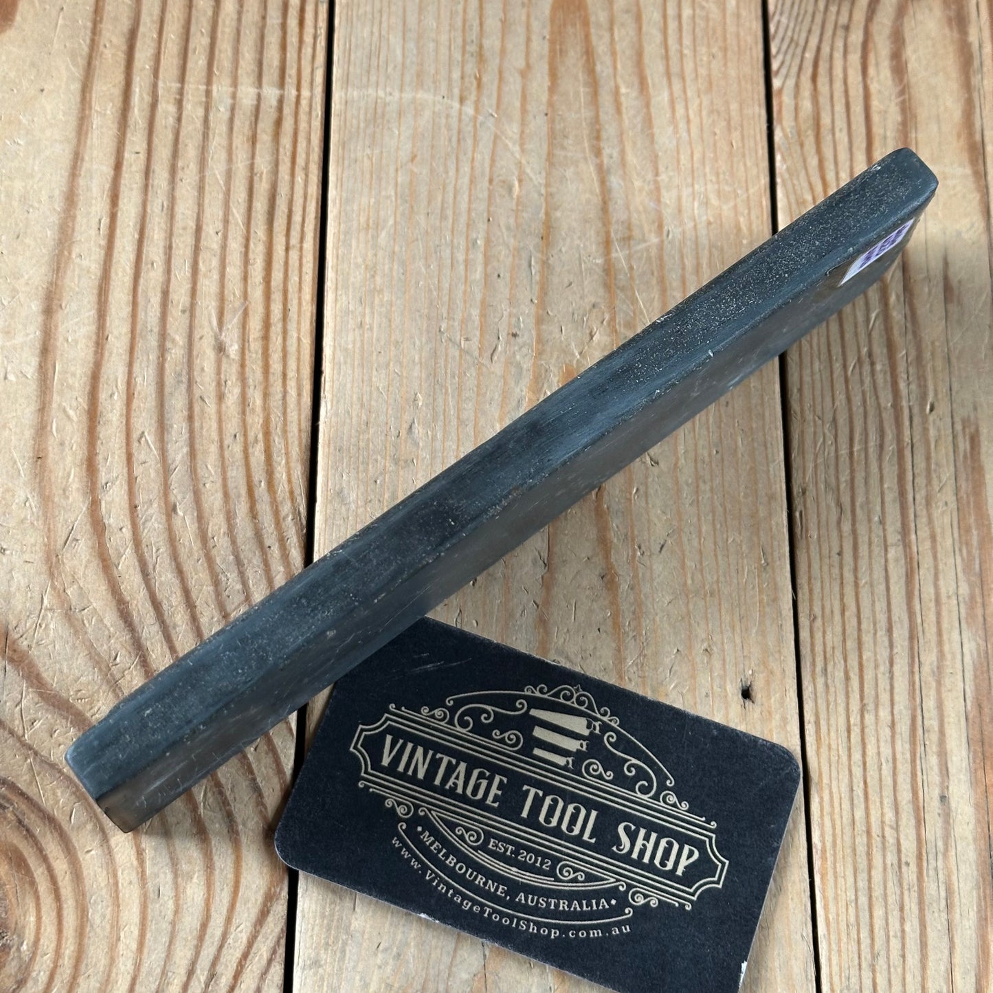 D1143 Vintage Blue Dragons Tongue WELSH natural sharpening stone BARBER HONE